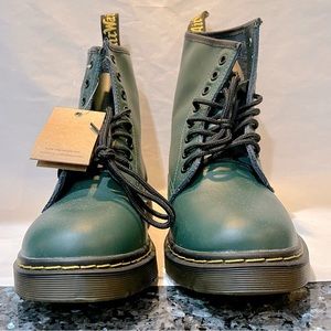 NWT Leather combat style ladies leather boots